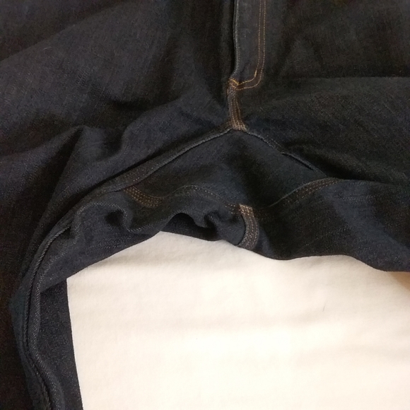 SOLD Duluth Trading NWOT Men's Indigo Ballroom Double Flex Slim Fit Jeans 36x32 - Picture 12 of 14